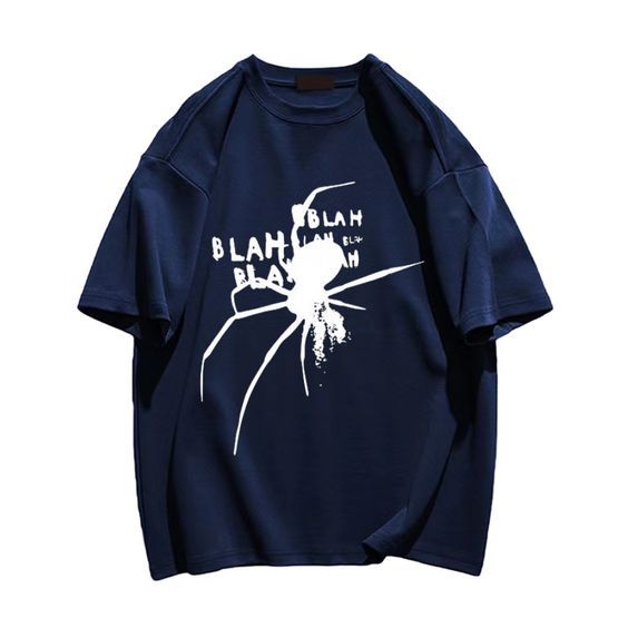 high street spider graphic t shirt white xl